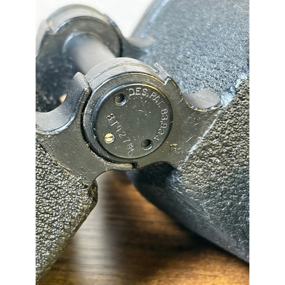 Vintage WWII 1943 US Navy Bausch & Lomb Mark 28 Mod 0 Binoculars Original Case